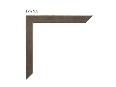 Wood, Oak, Restoration Hardware, RH, Medium Brown Toned Frame, Stained, Custom Frame Moulding, 3/4" Wide x 1 1/2" Deep, Luxury Framing