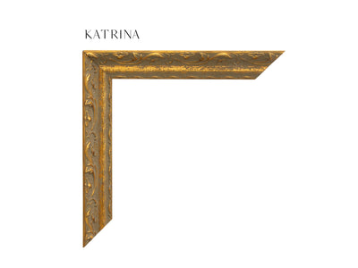 Gold, Patina, Small Frame, Metallic, Antiqued, Heritage, Luxe, Heirloom, Classical, Custom Frame Moulding, 1 1/8" Wide x 1" Deep, Luxury Framing